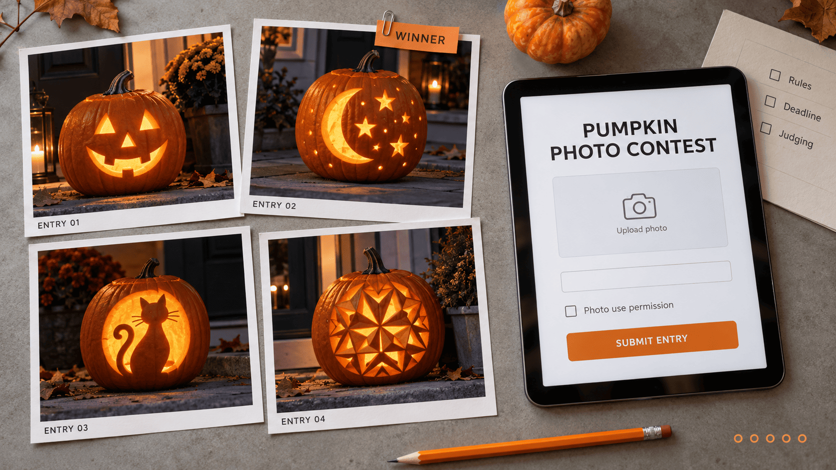 Pumpkin photo contest