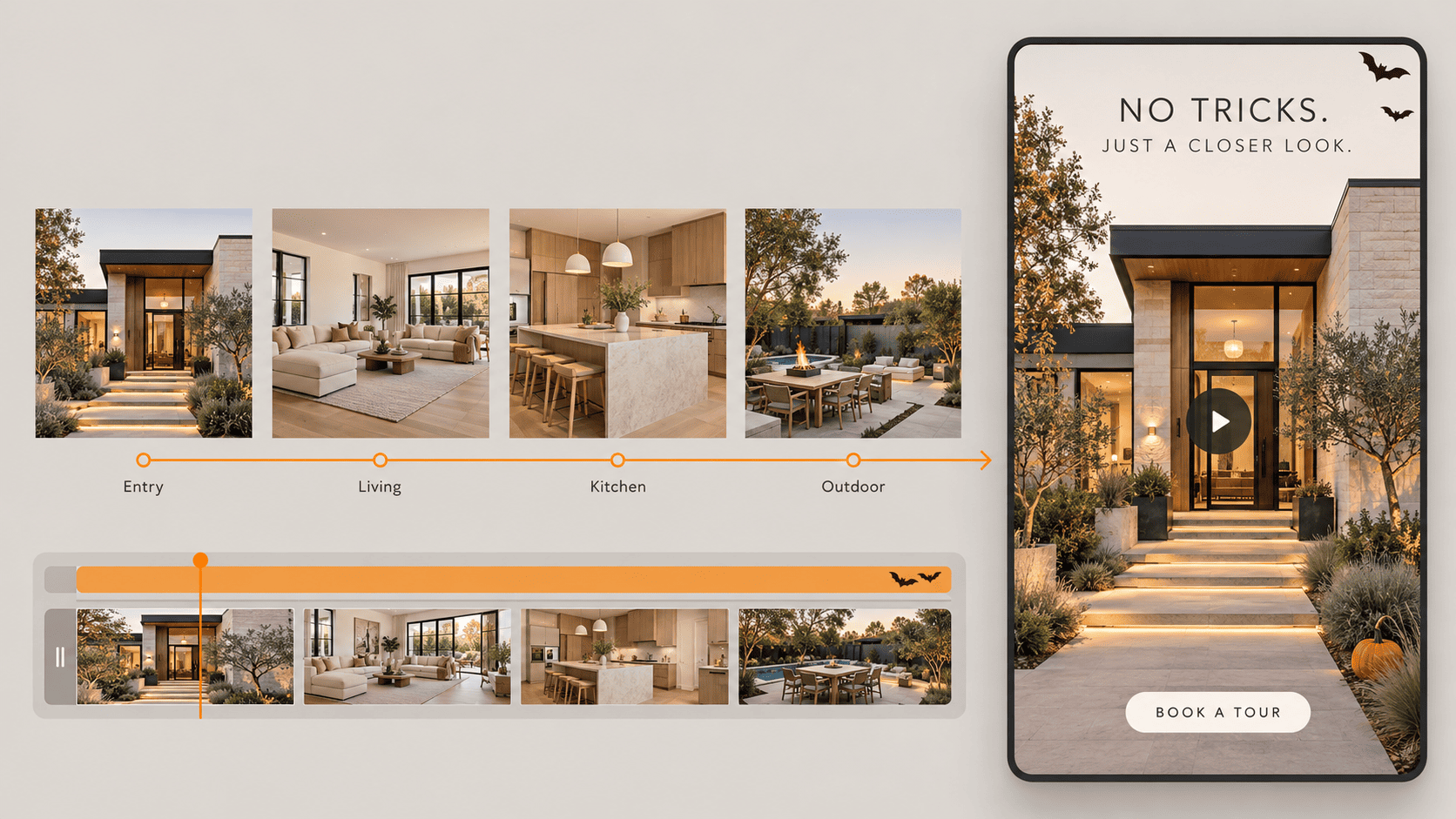 Turn Property Photos into a Halloween Themed Reel