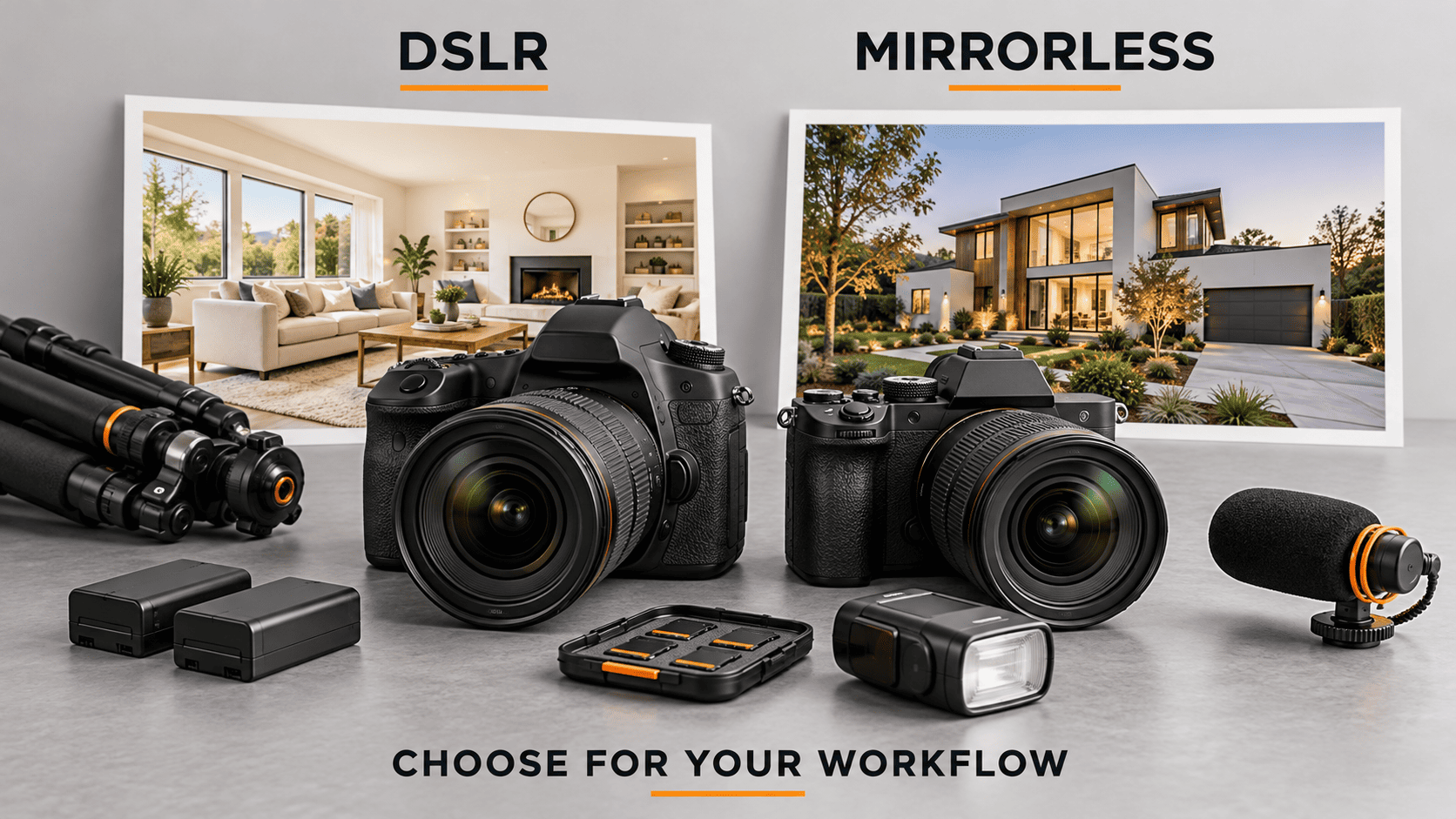 Compare camera features for property photography