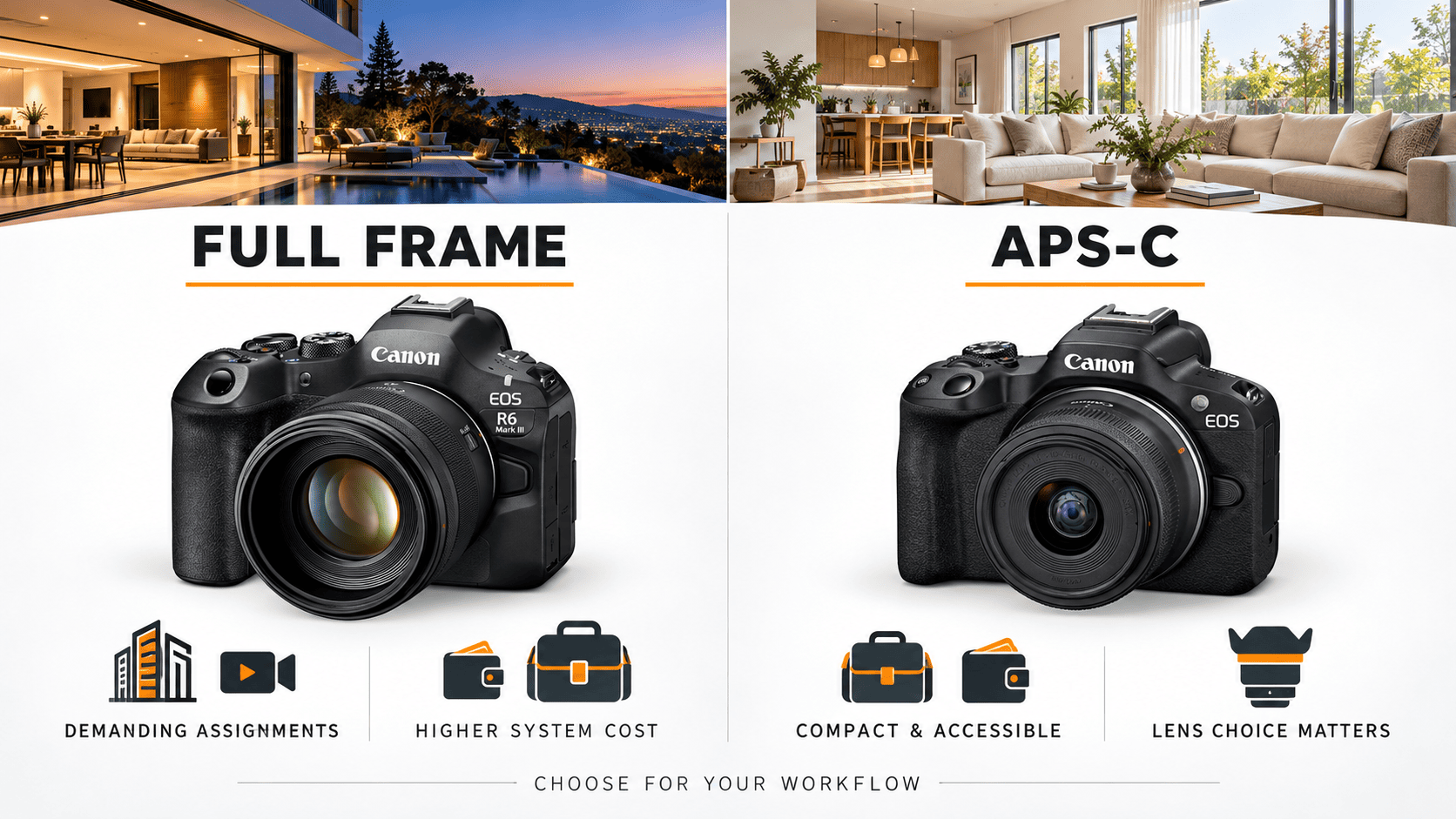 Full frame and aps c advantages abh limitations