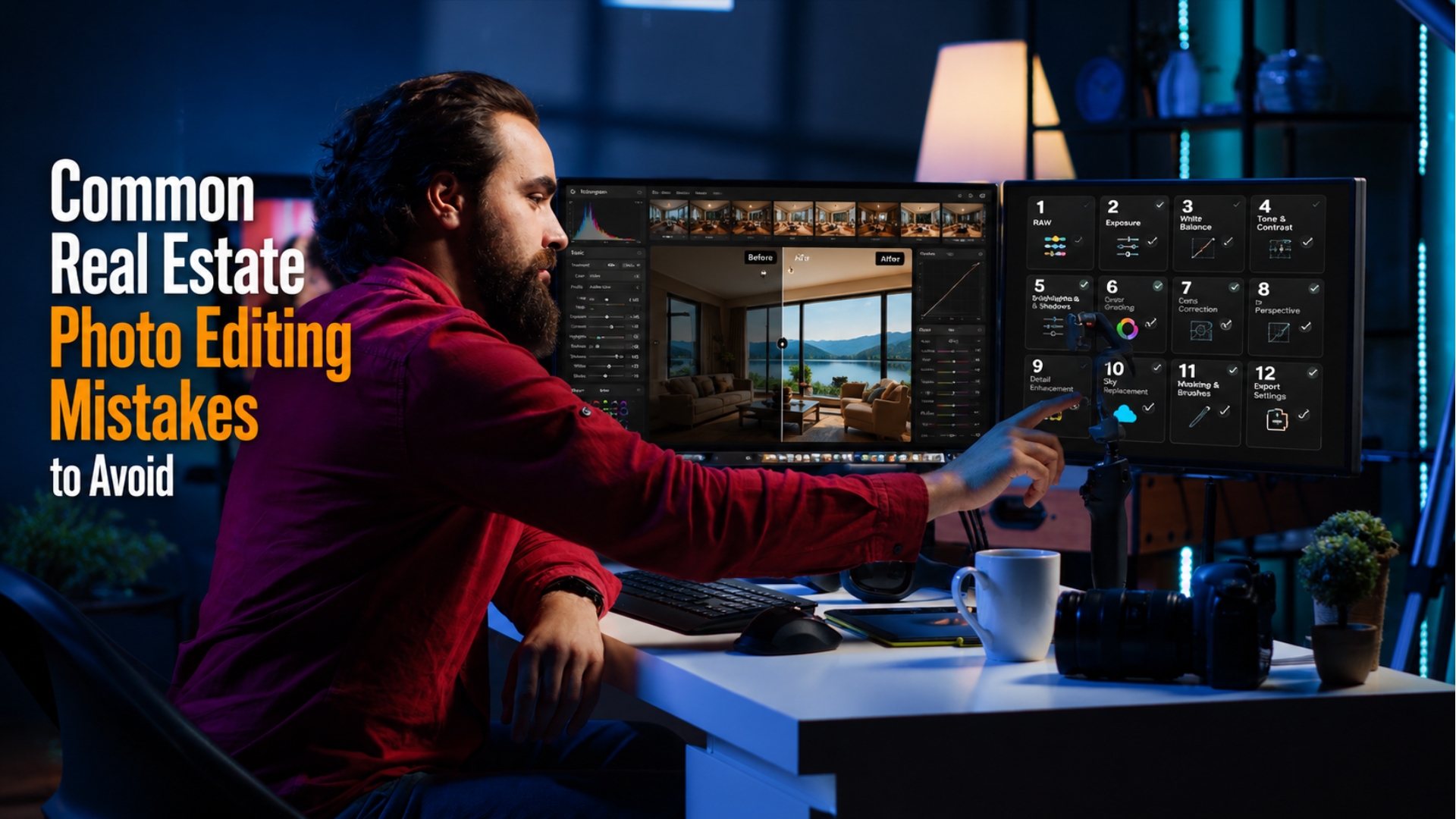 Common Real Estate Photo Editing Mistakes to Avoid 