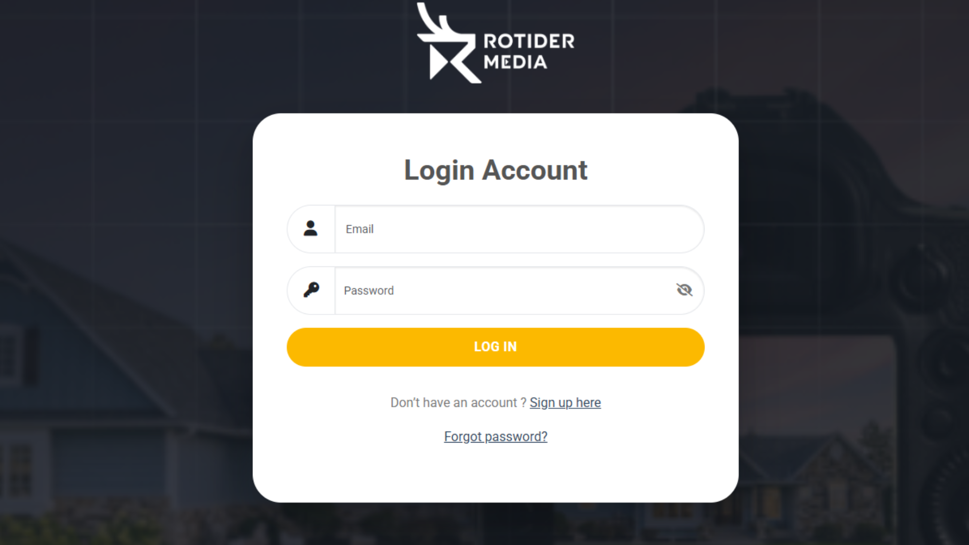 Log In to Rotider Media