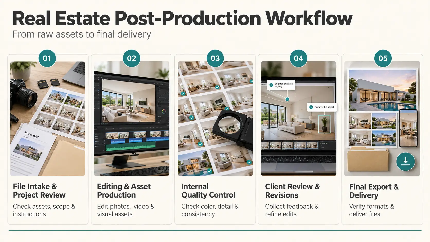 Real Estate Post-Production Workflow