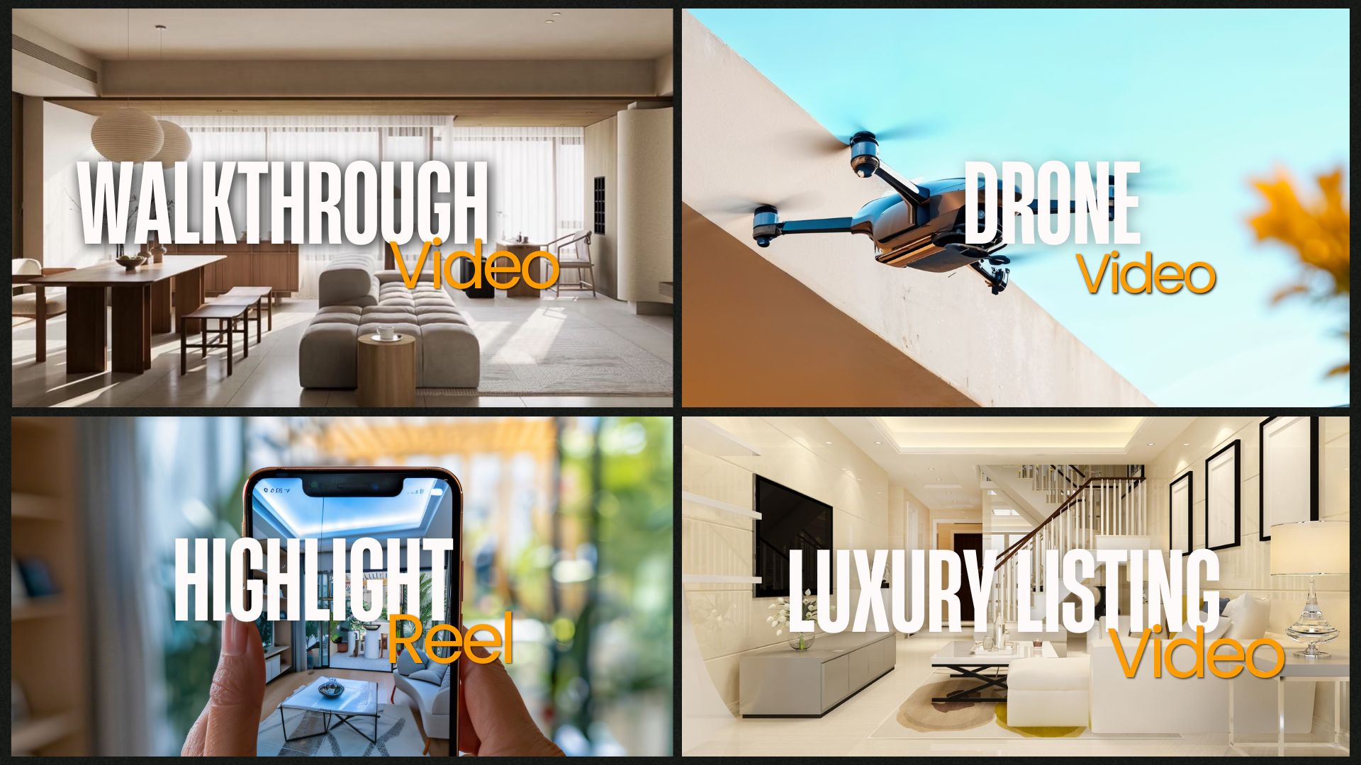 Real Estate Video Editing Price by Service Type