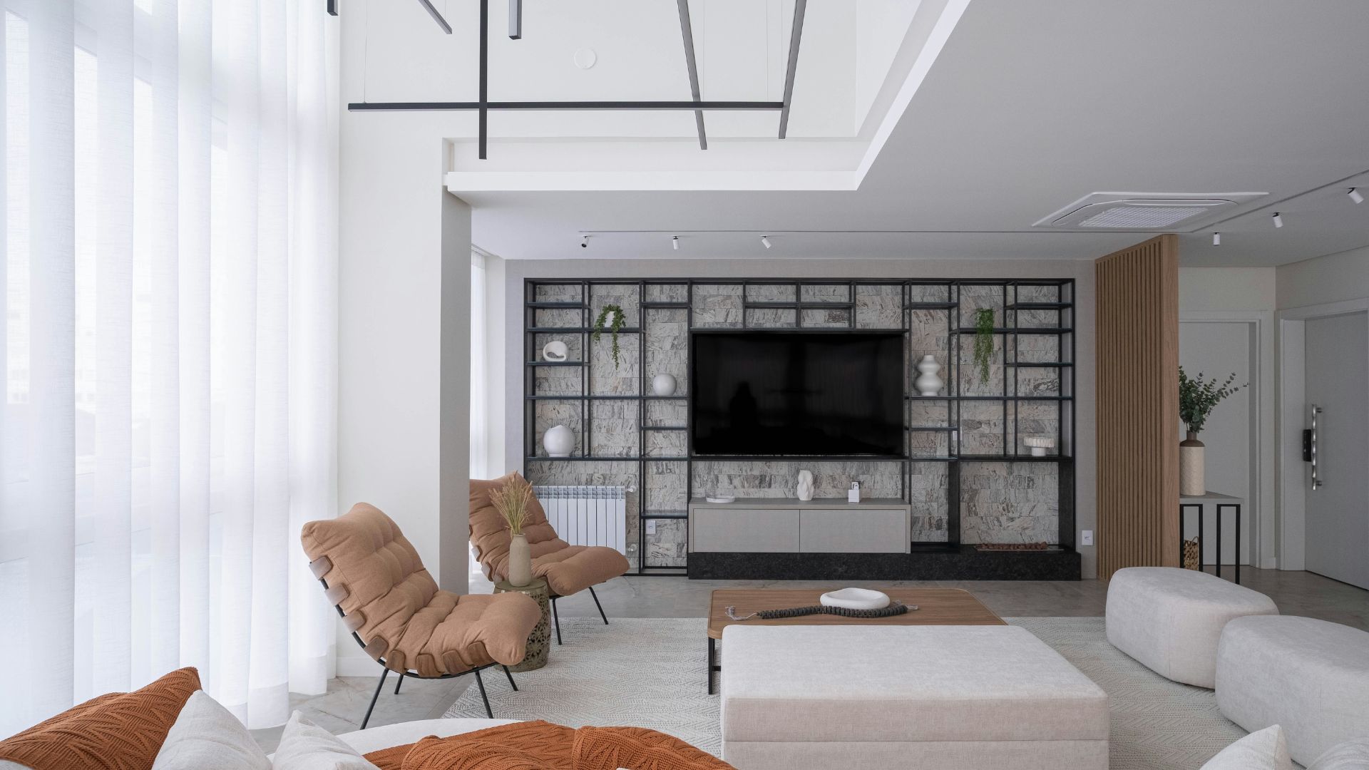 Living room shelving