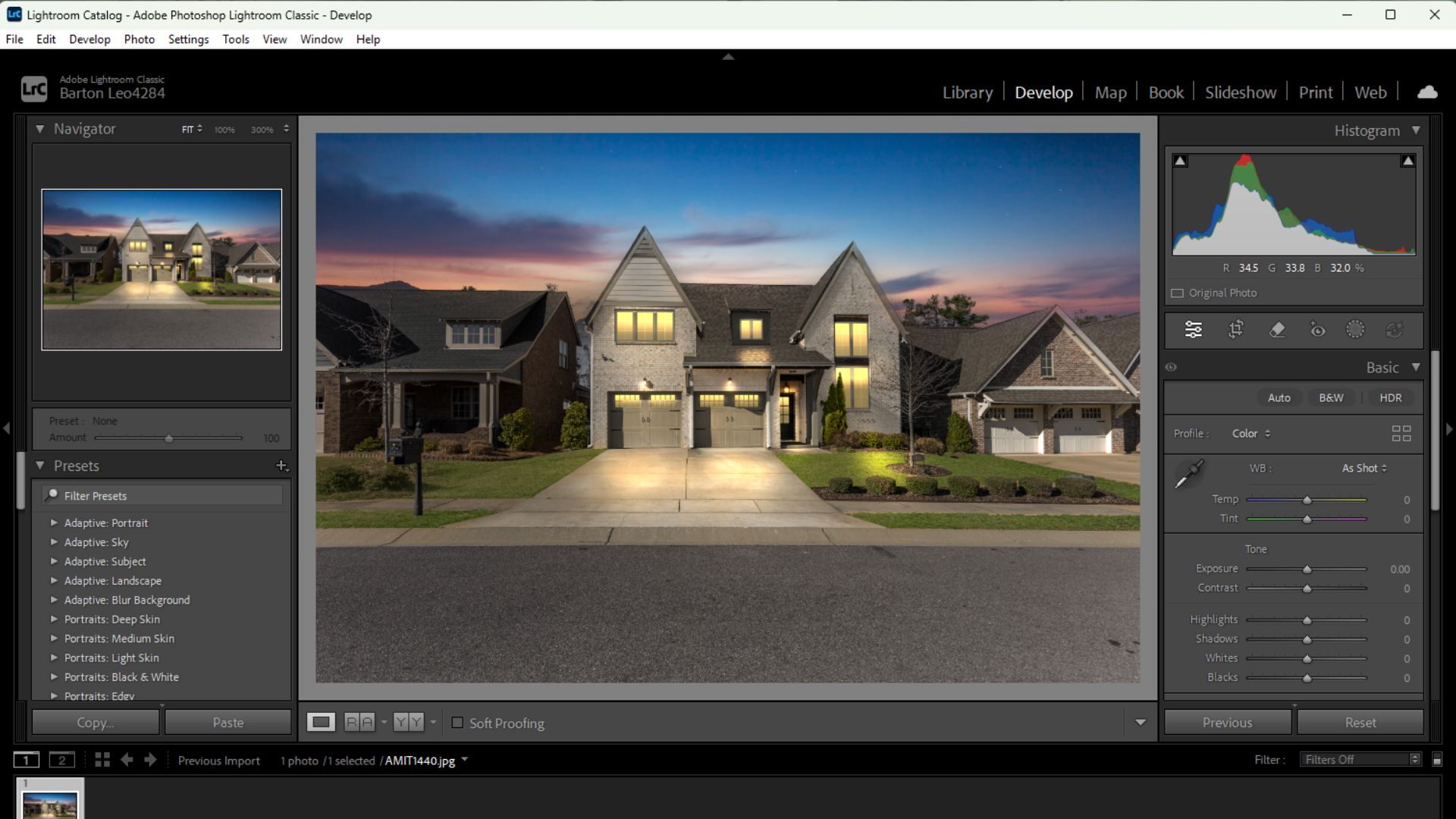 Day-to-dusk editing