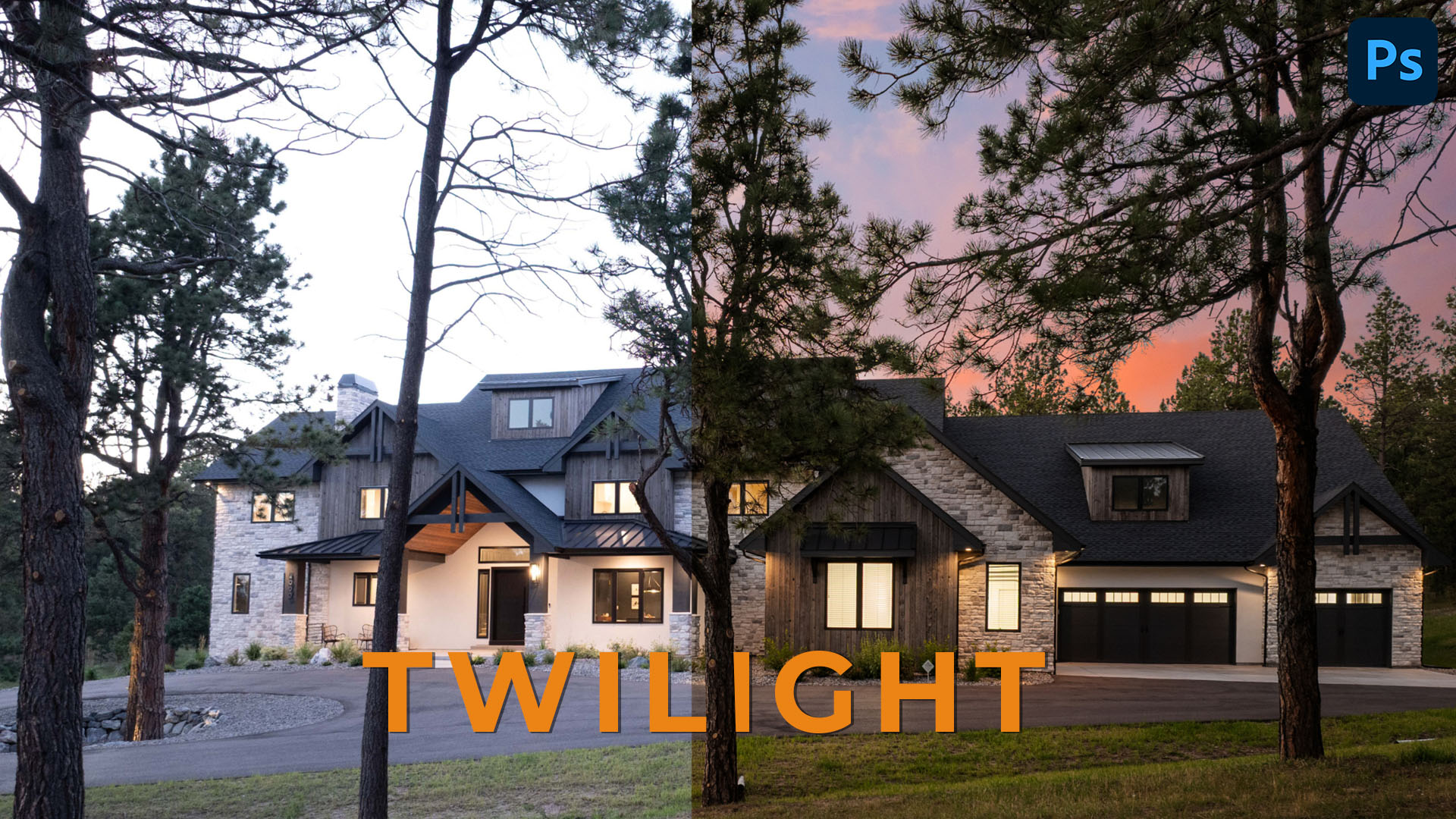 How Edit Twilight Real Estate Photos in Photoshop