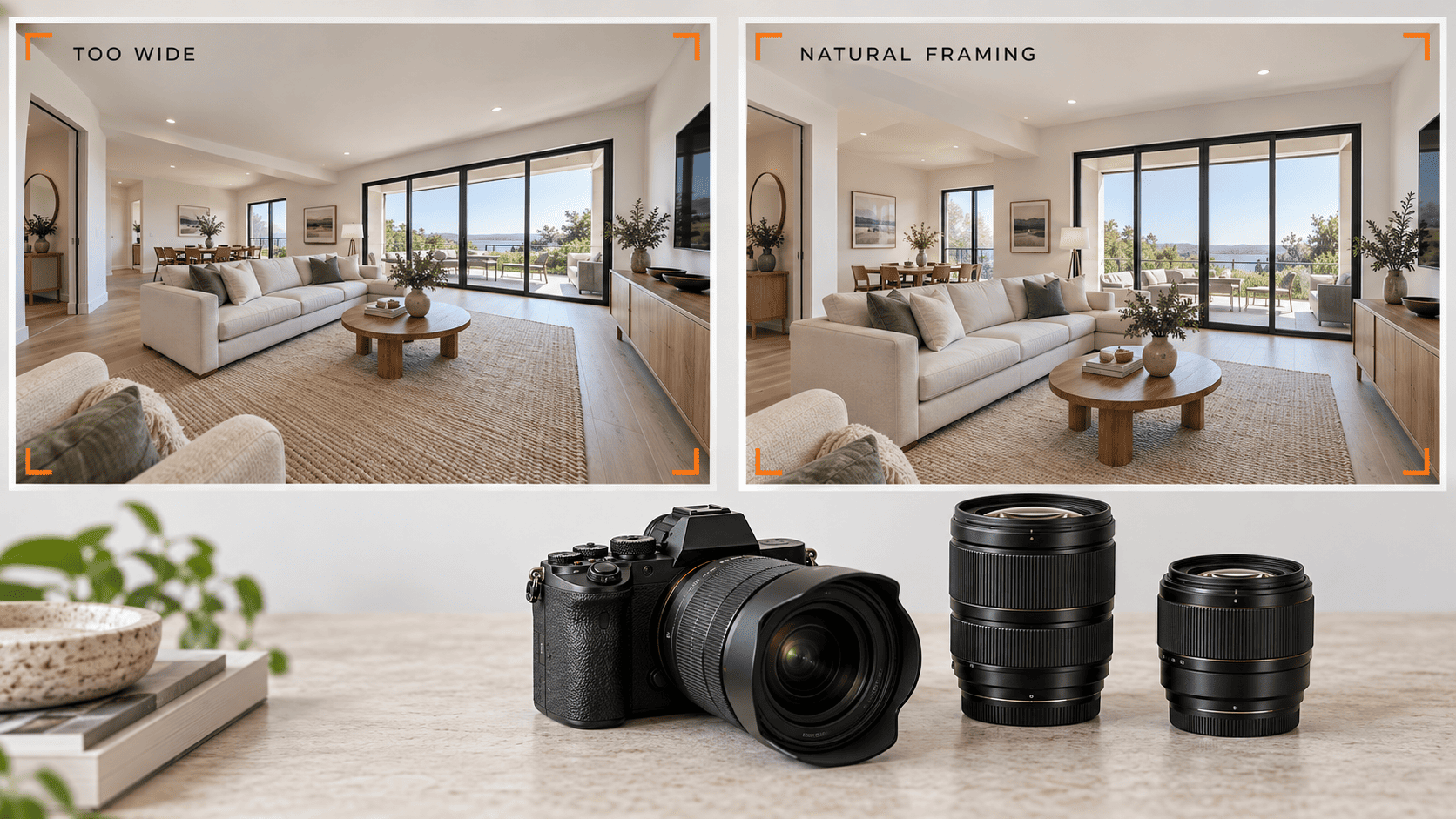 wideangle lenses for interior property photography